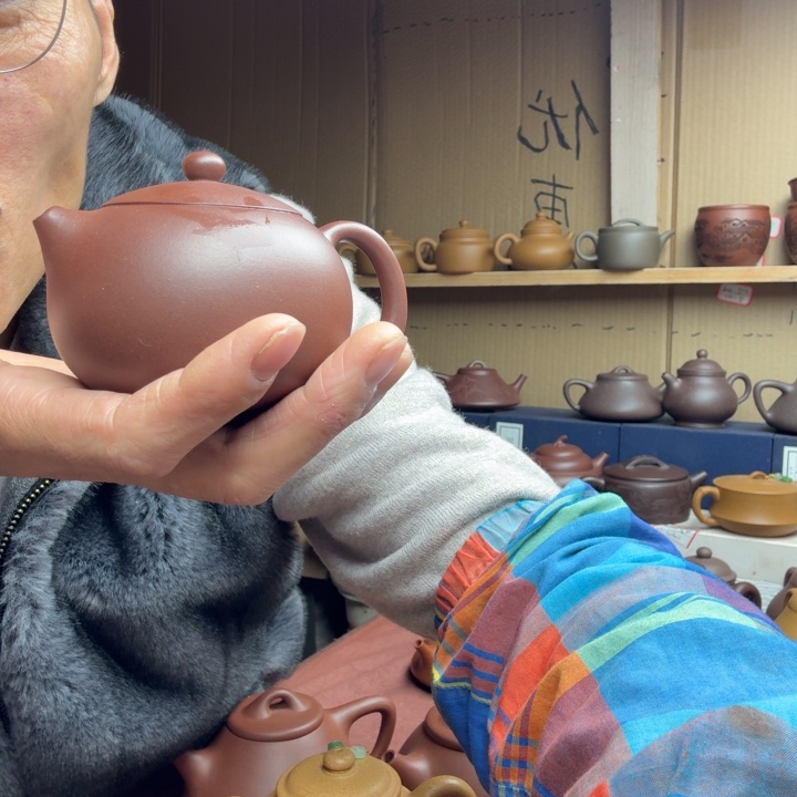 茶壶紫砂休*宜兴紫砂原矿底槽清