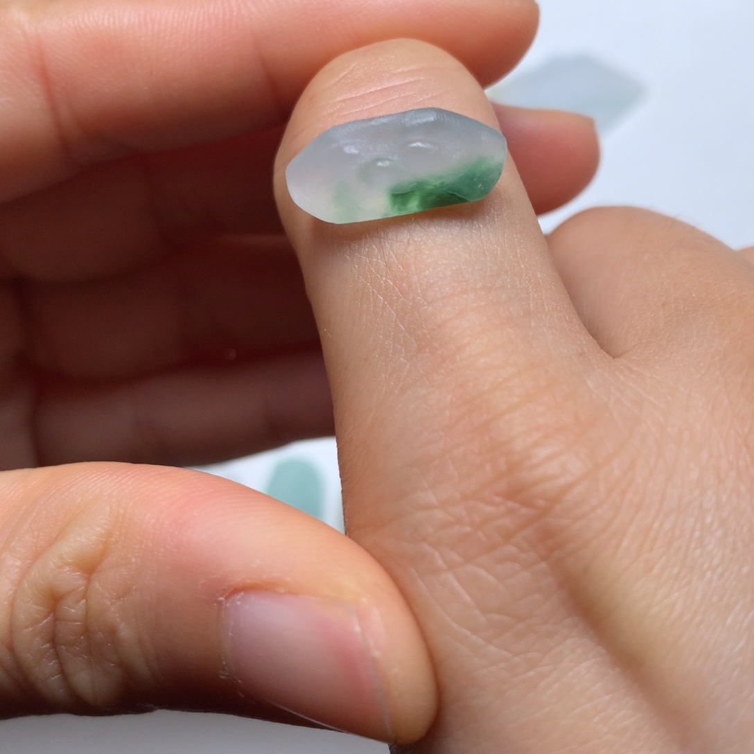 定制翡翠未镶嵌缅甸翡翠A货山盟海誓