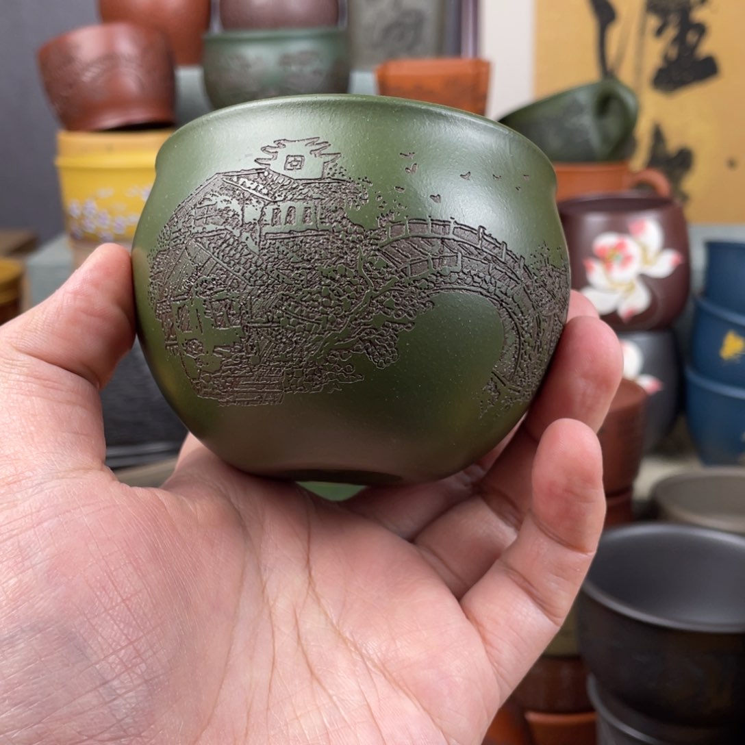 紫砂茶杯紫砂茶杯