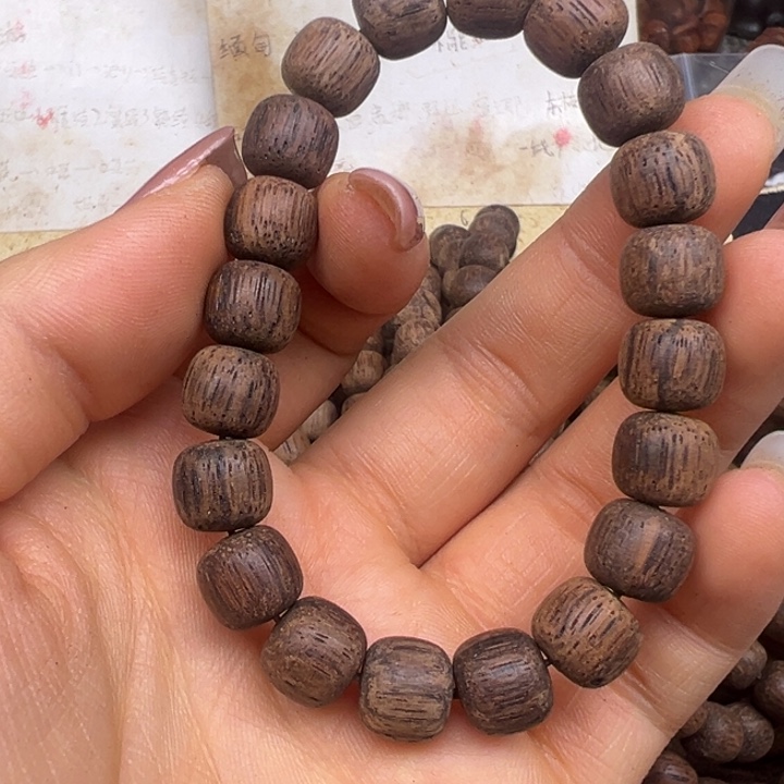 降真香手串/手链降真香10老型黄油熟结金丝蜜结