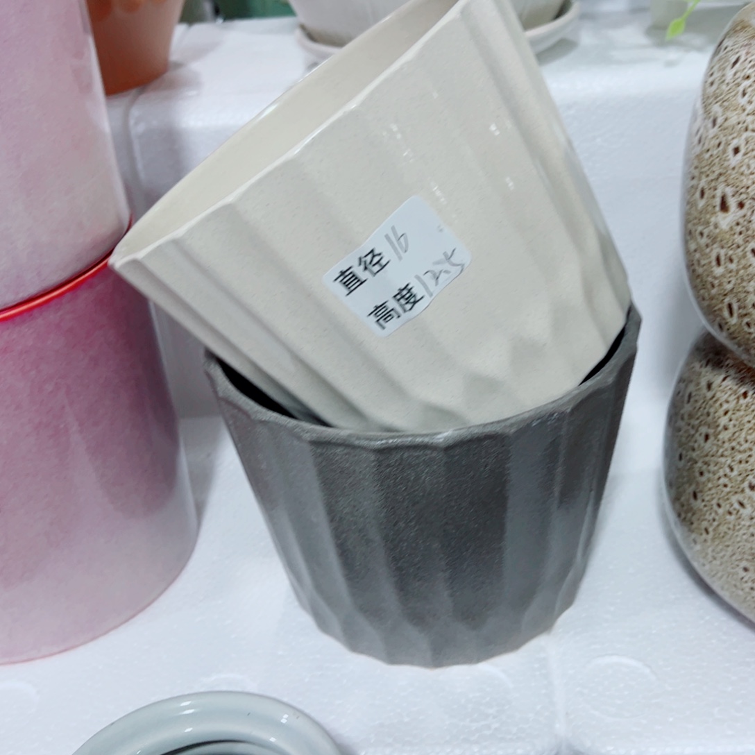 有孔，陶瓷花盆满10米包邮发货