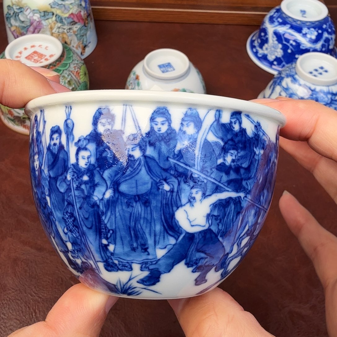 糖***4陶现代景德镇全手工全手绘陶瓷