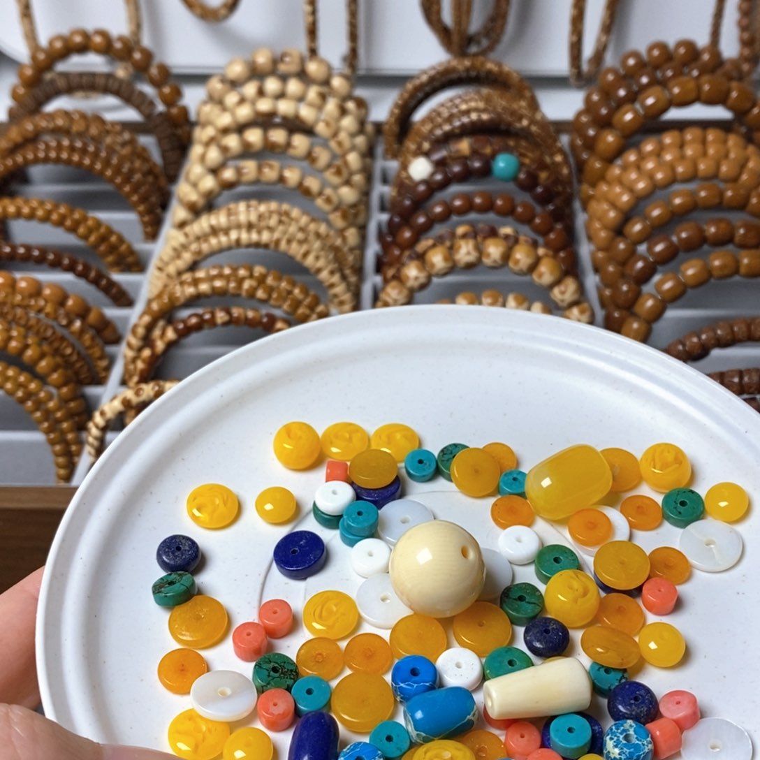 菩提手串/手链骑****象紫金鼠配饰2套