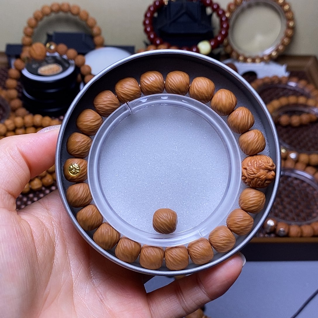 手串猴头核桃金标云锦全品