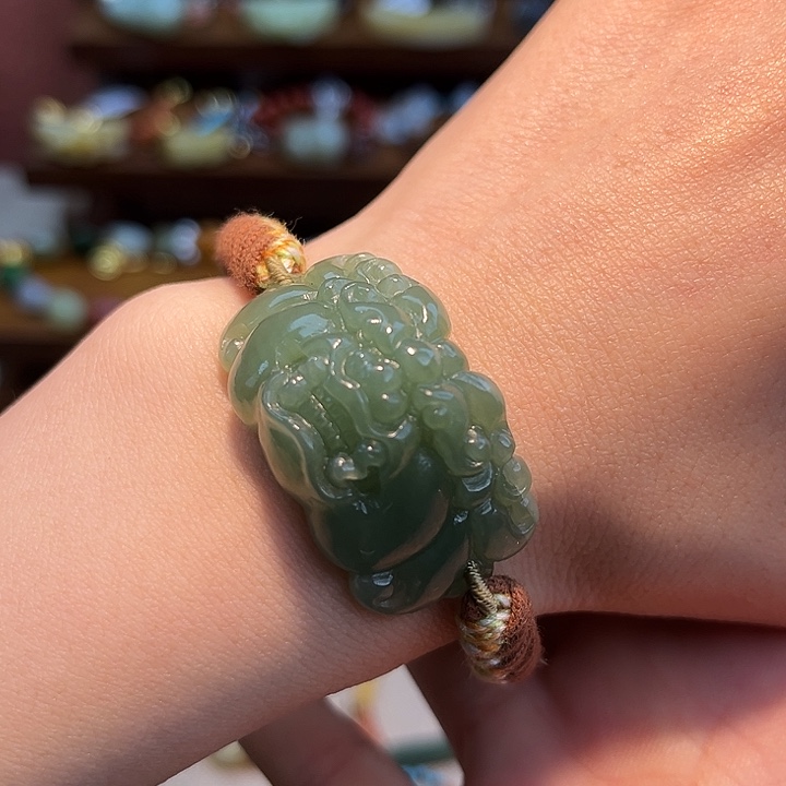 和田玉未镶嵌手链