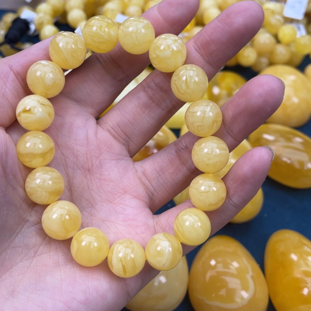 琥珀裸石未镶嵌琥珀蜜蜡w 605