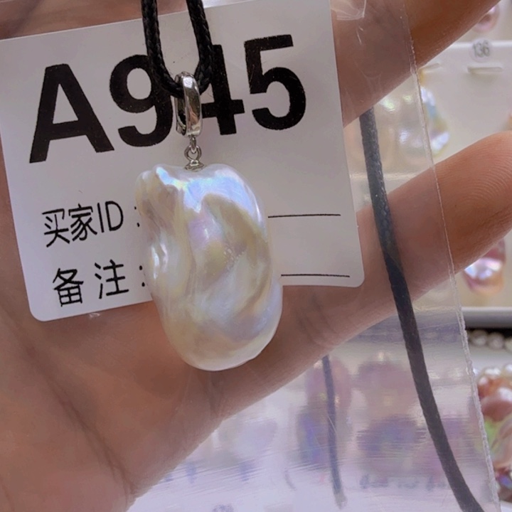 淡水珍珠银S925镶嵌颈饰