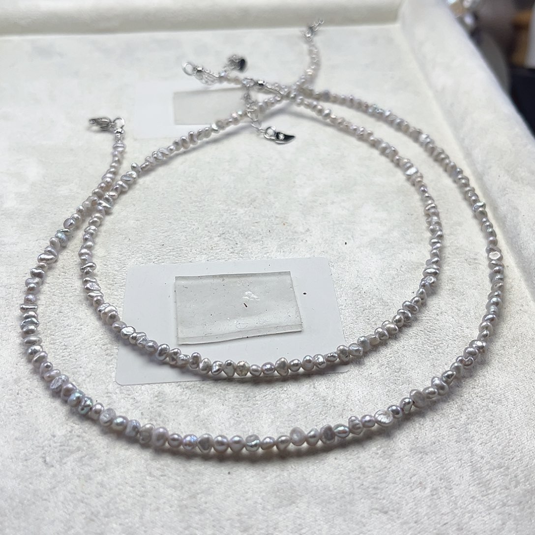 未镶嵌淡水珍珠项链【纯恬】多样性发货发一