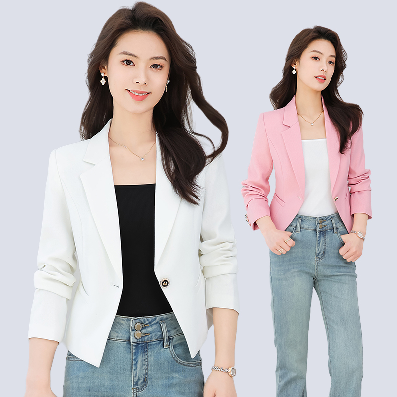 西装外套女2025秋季新款小个子西服高级感时尚气质洋气休闲短款