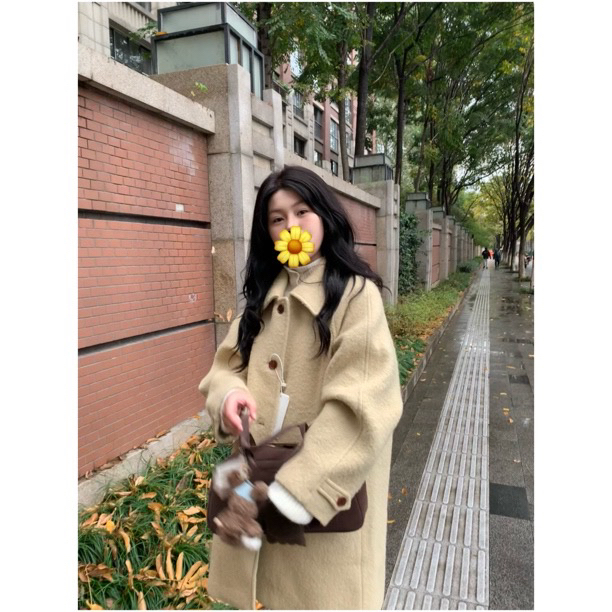 【黄油大衣】泡菜羊驼毛大衣 很稀罕～