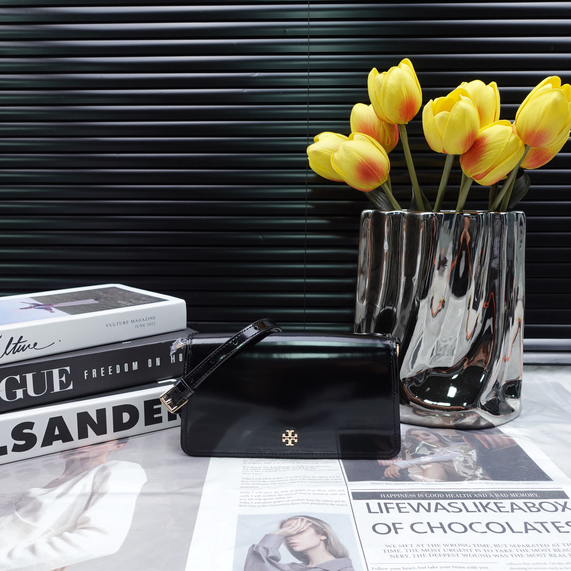 95新 TORY BURCH/汤丽柏琦 单肩包/T_ZY0000  T20300227