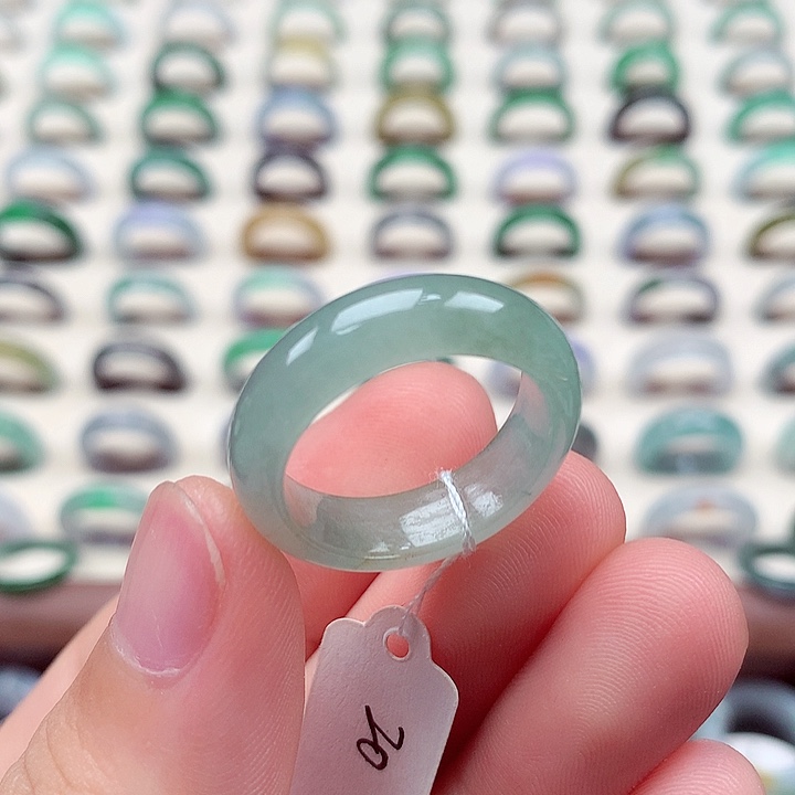 翡翠戒指未镶嵌20号