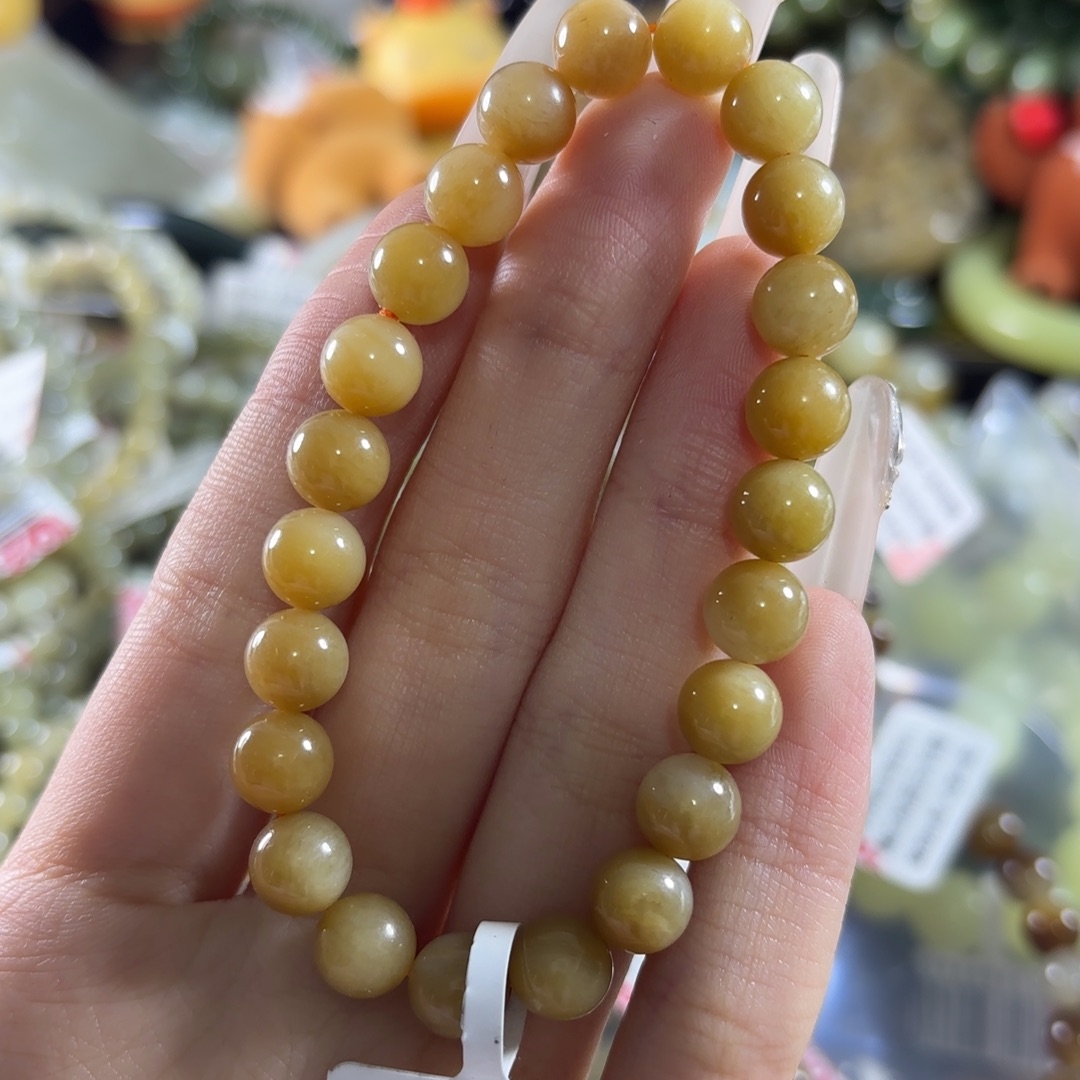 和田玉未镶嵌手链13