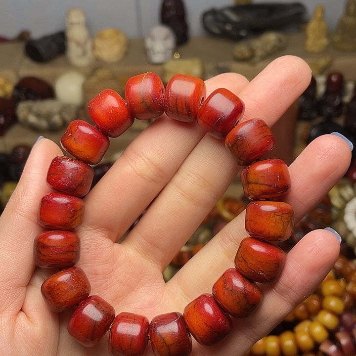 牛骨手串/手链微瑕1.4手串沉血料