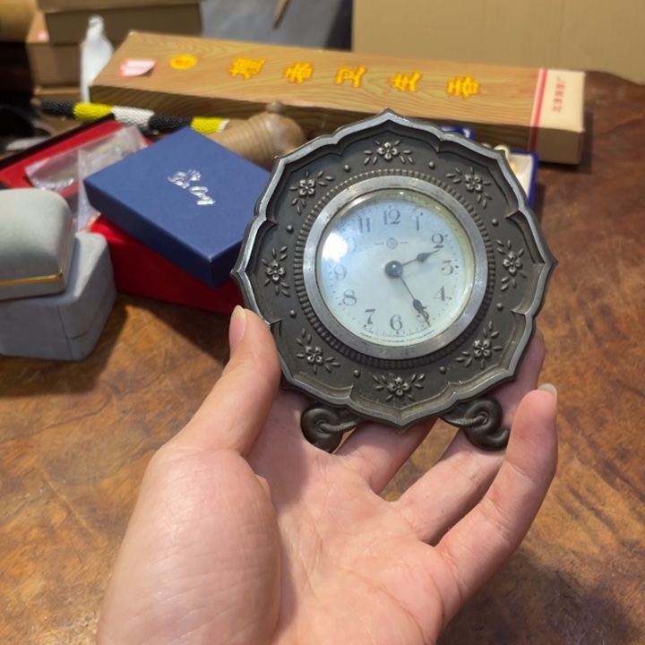 铜小六古美术工艺品摆件