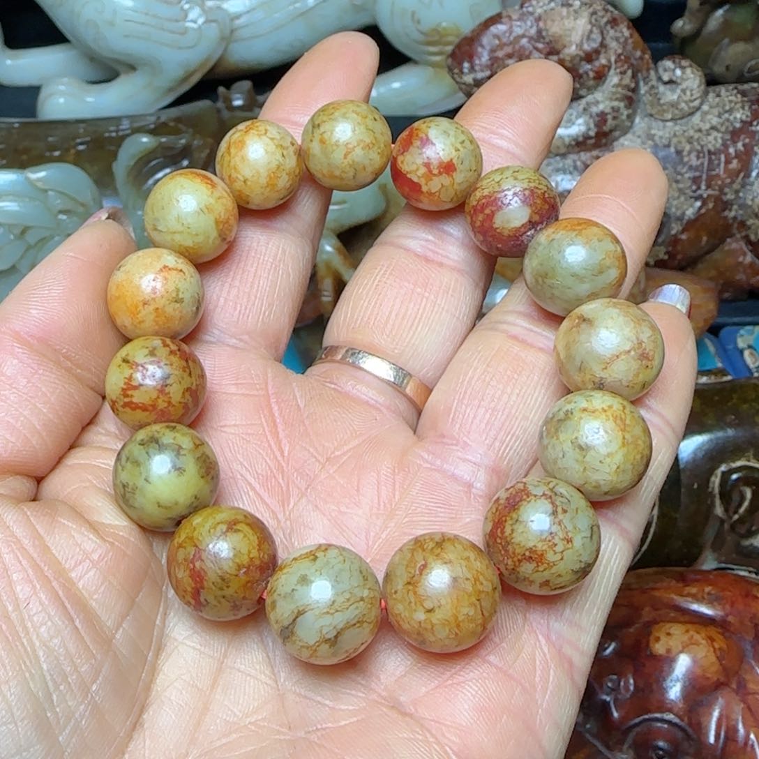 和田玉手串未镶嵌