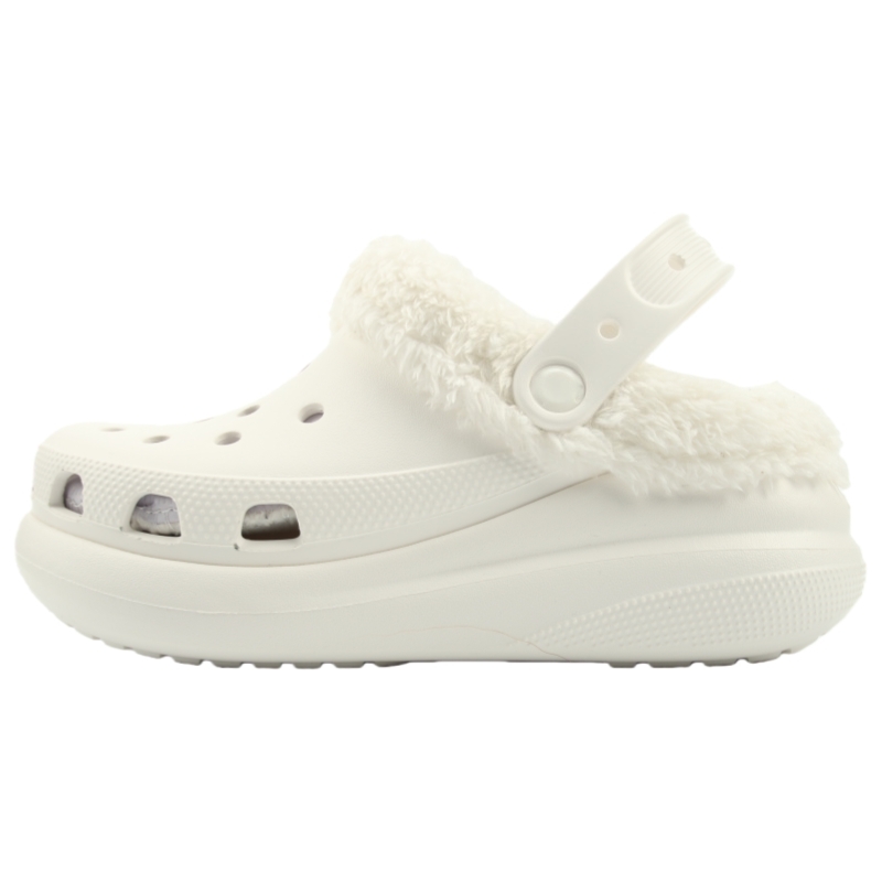 【高货平替泡芙加绒】2025新款洞洞鞋女秋冬厚底防滑外穿沙滩鞋女鞋