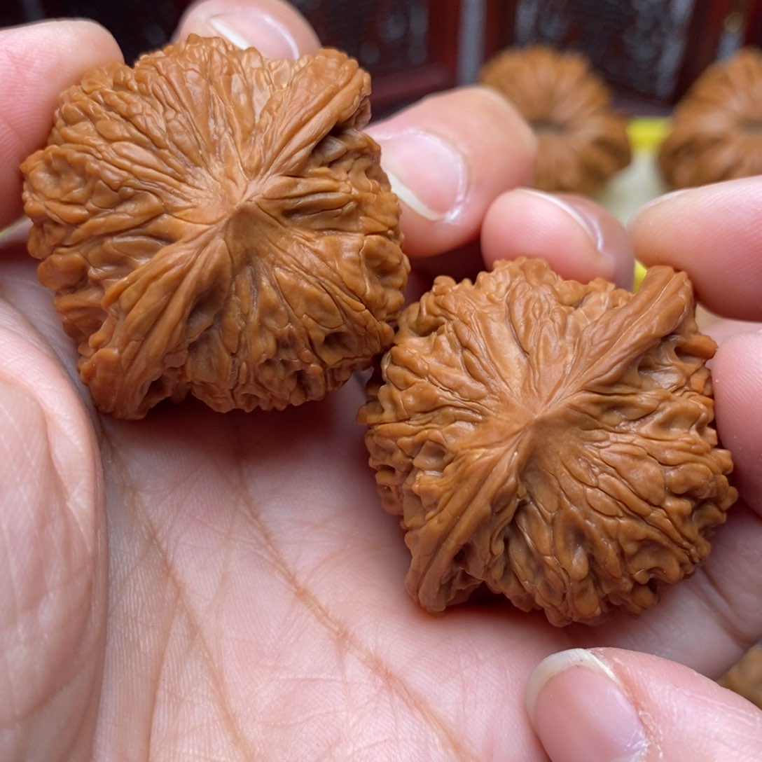 文玩核桃把件全品毕业绝配山地磨盘40尺