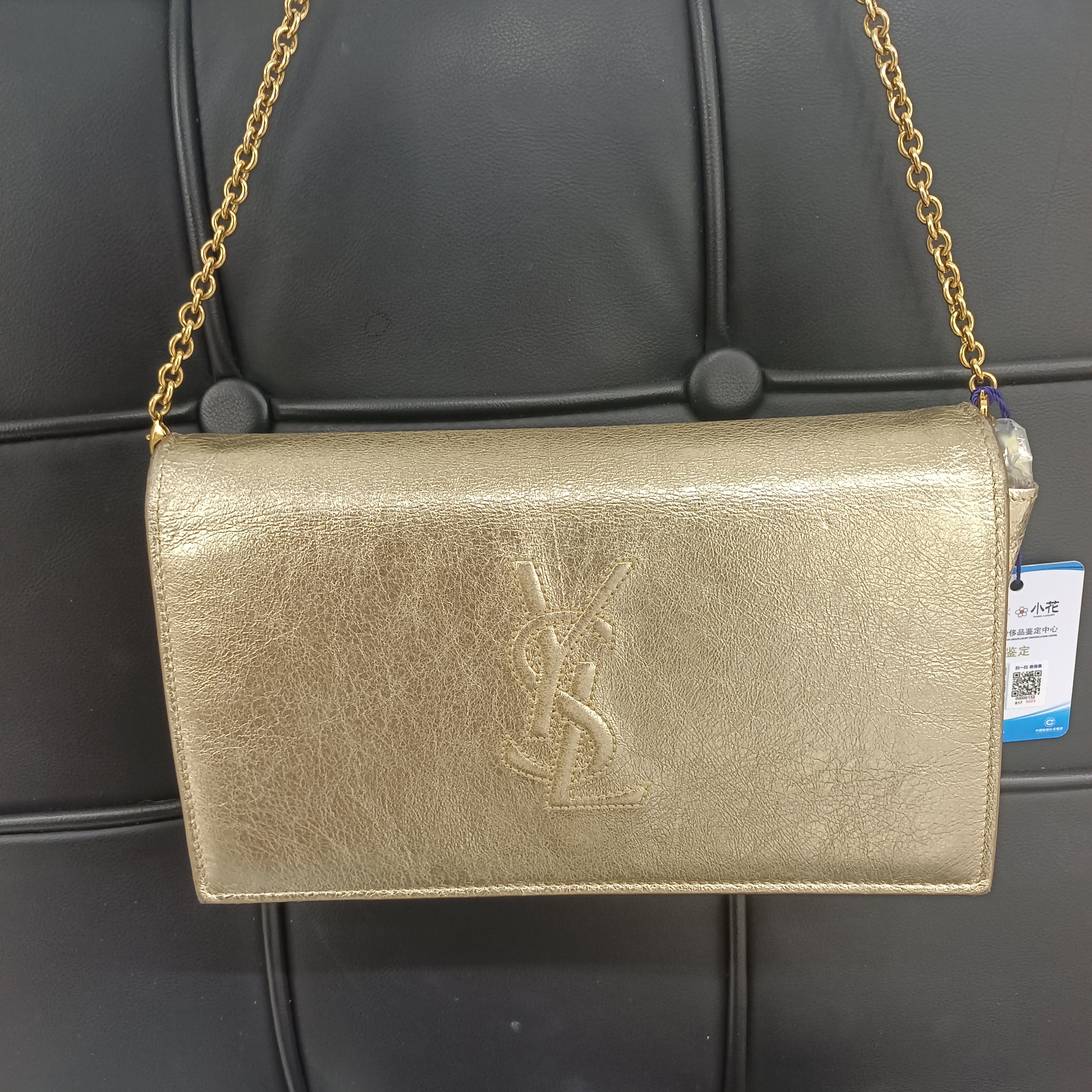 95新 YSL/圣罗兰 冰冰中古/YSL/圣罗兰/金色