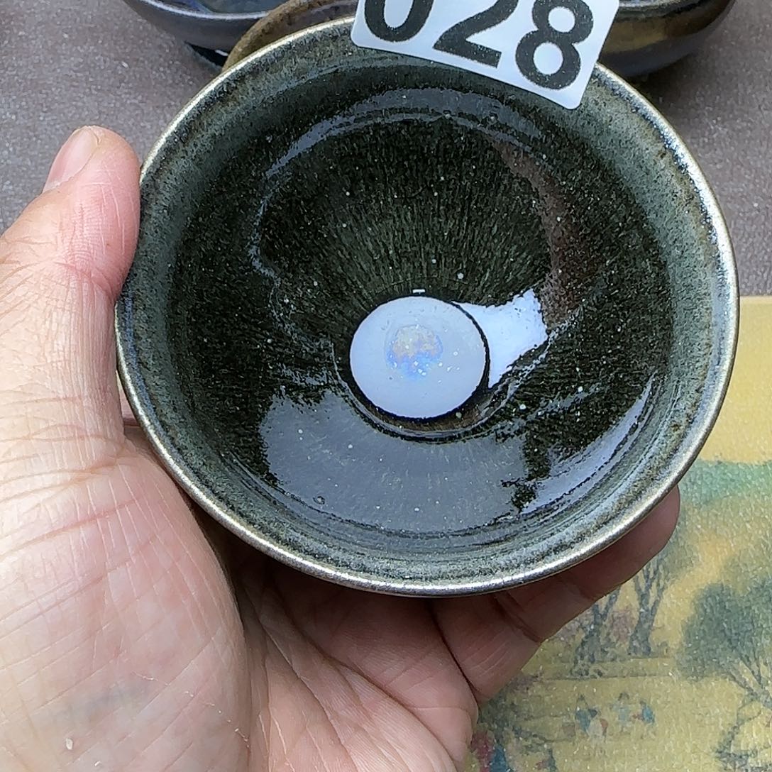 茶盏建盏杯主人杯龙窑柴烧瑕疵