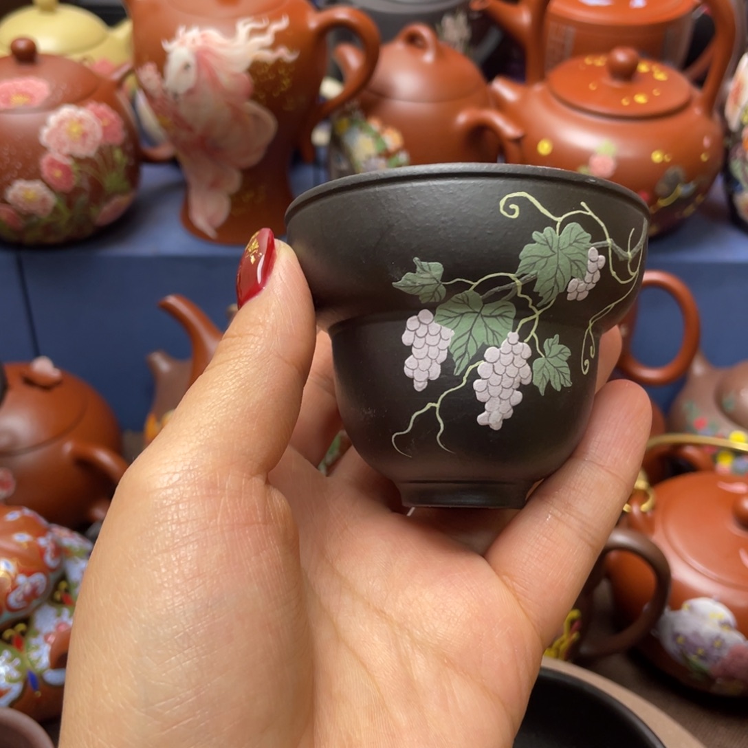 茶杯紫砂紫砂主人杯100cc