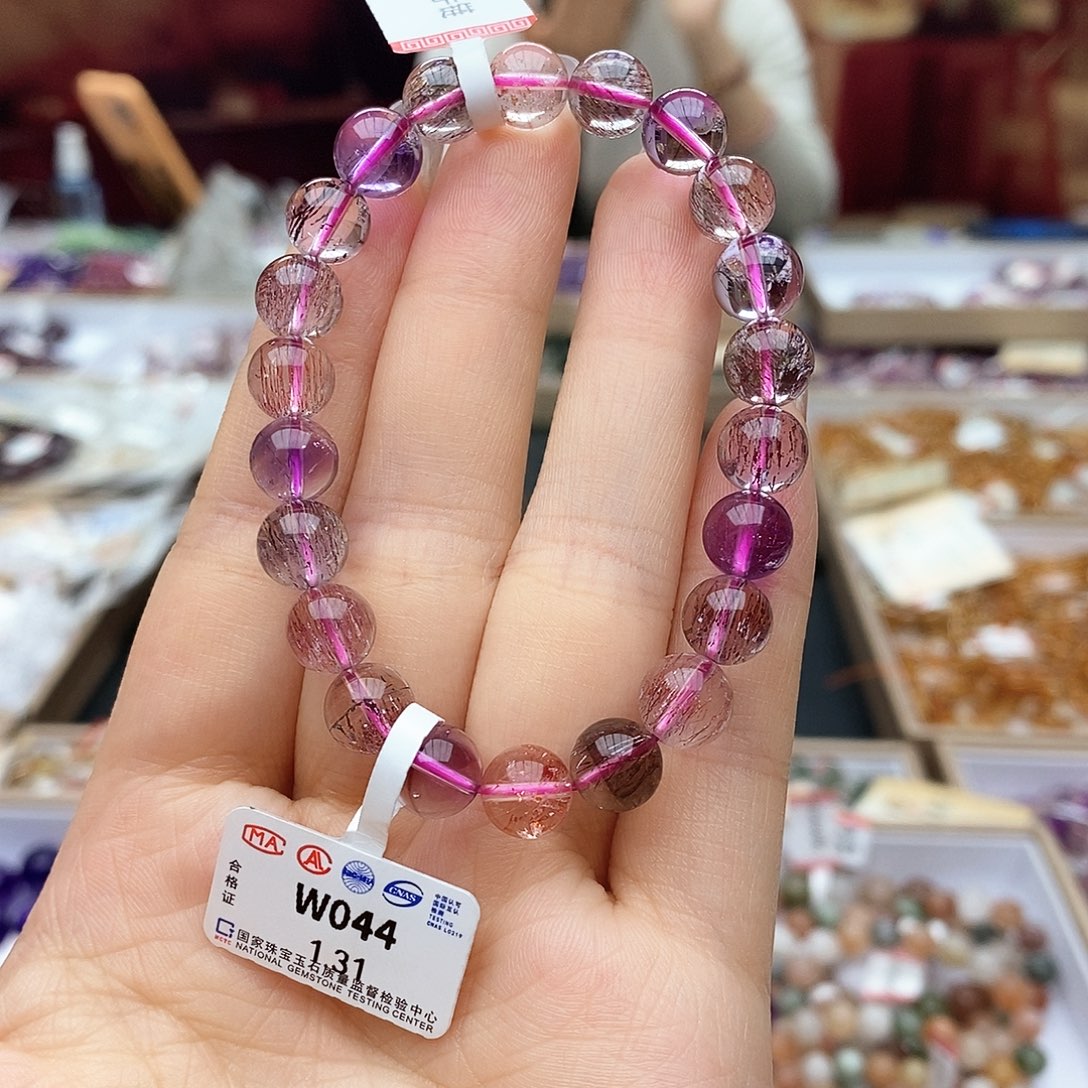 水晶手链未镶嵌W044 超七