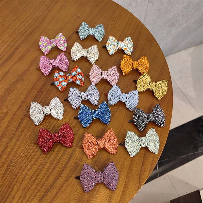 韩国施家水晶青蛙扣夹韩版发夹高档头发夹子百搭头饰发夹网红发卡