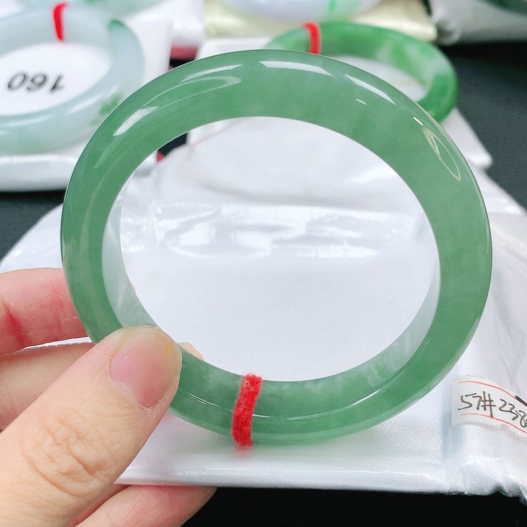 未镶嵌手镯翡翠n**a缅甸57