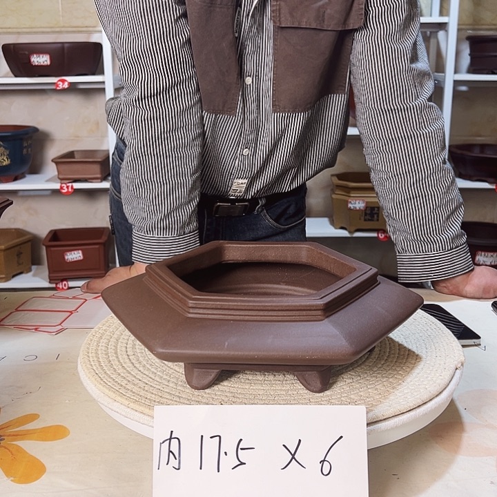 紫砂花盆紫砂花盆