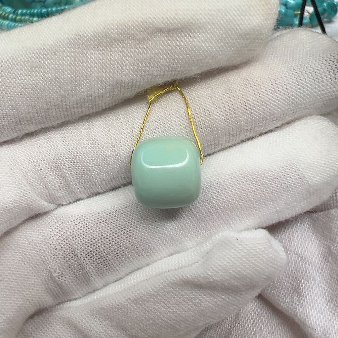 绿松石未镶嵌配饰直径11.8