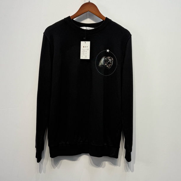 99新 Givenchy/纪梵希 咆哮猴男士卫衣/XS/0430