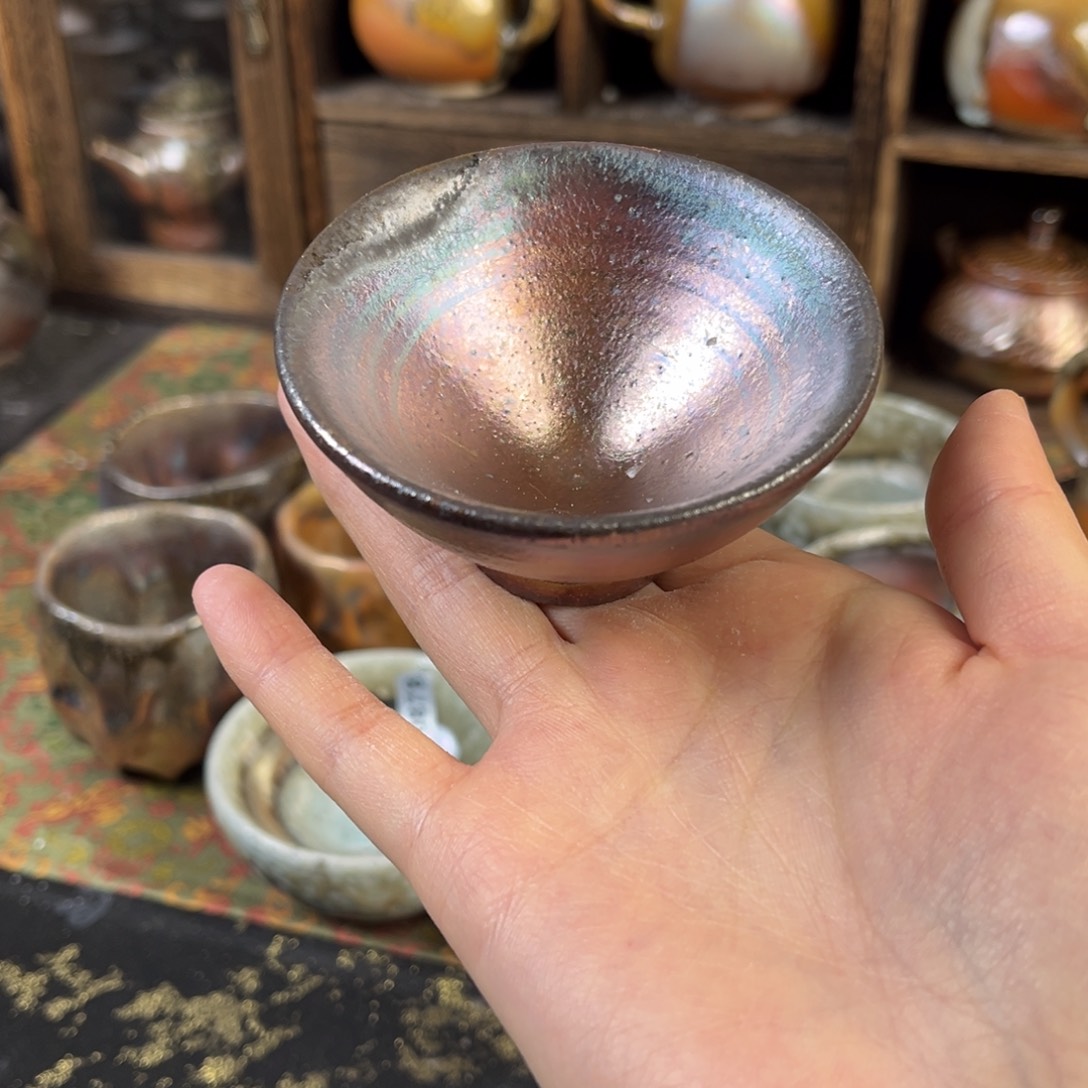 杯柴烧茶器主人杯杯