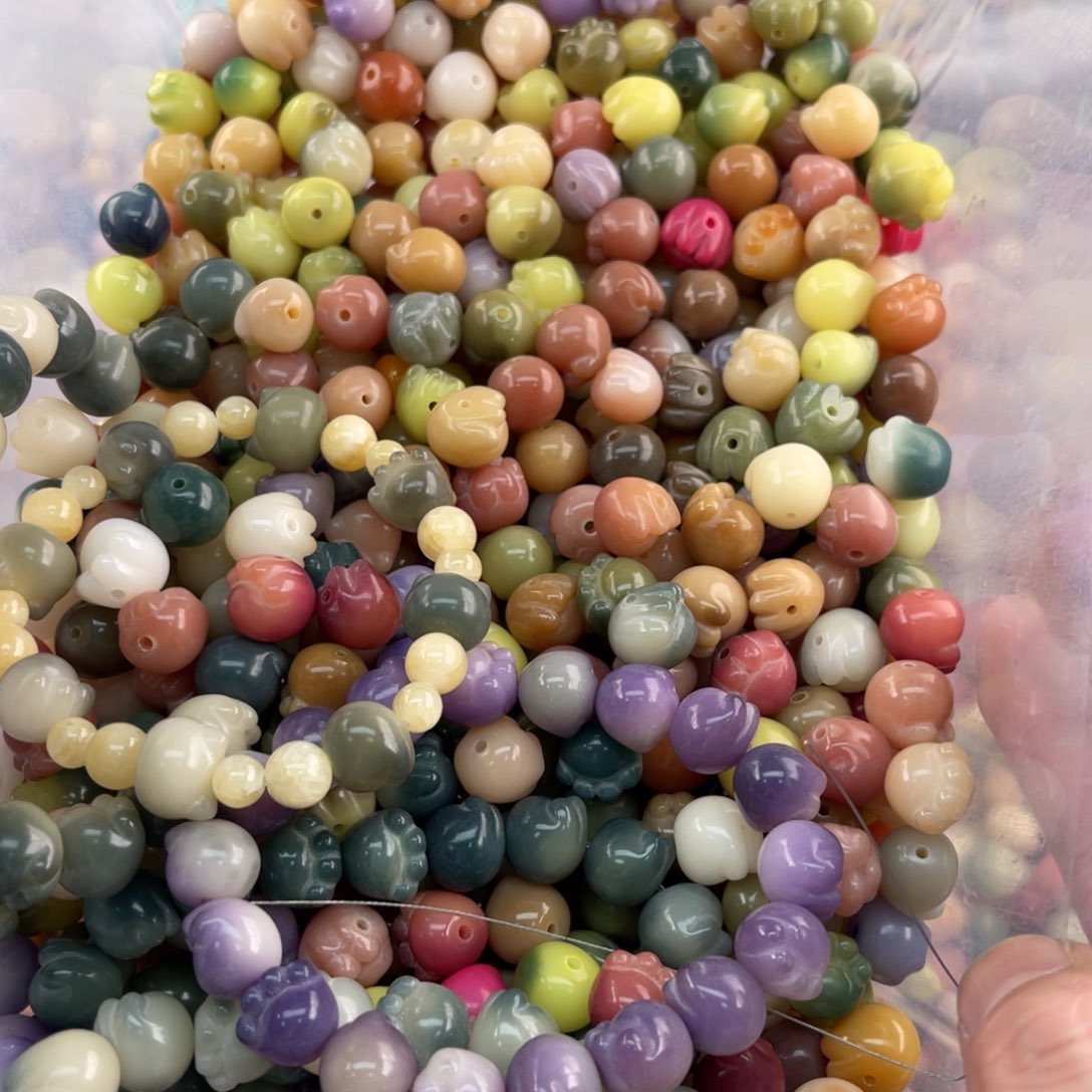 白玉菩提吊坠z10-12mm 45猫爪瑕