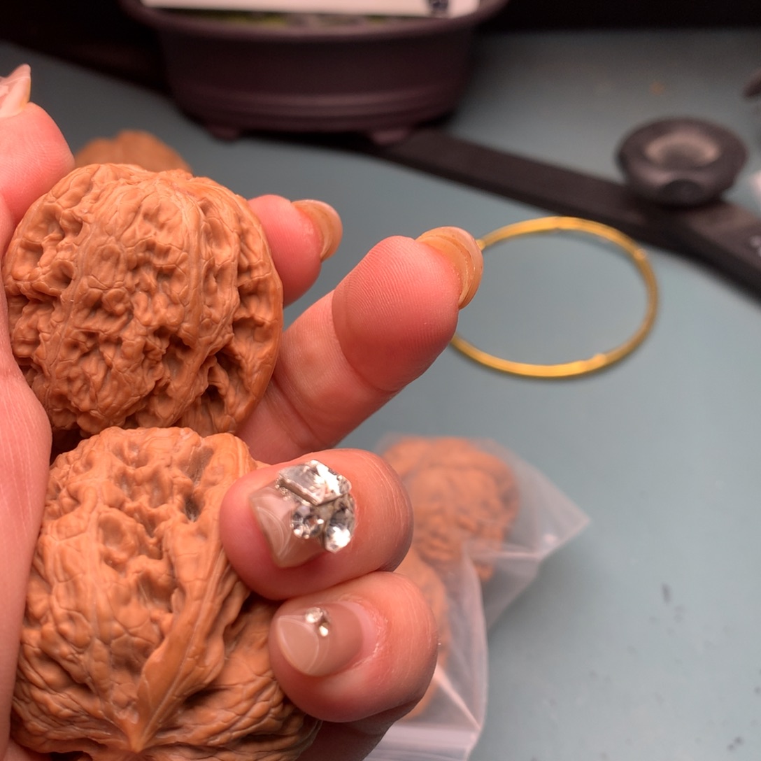 文玩核桃把件将军4445