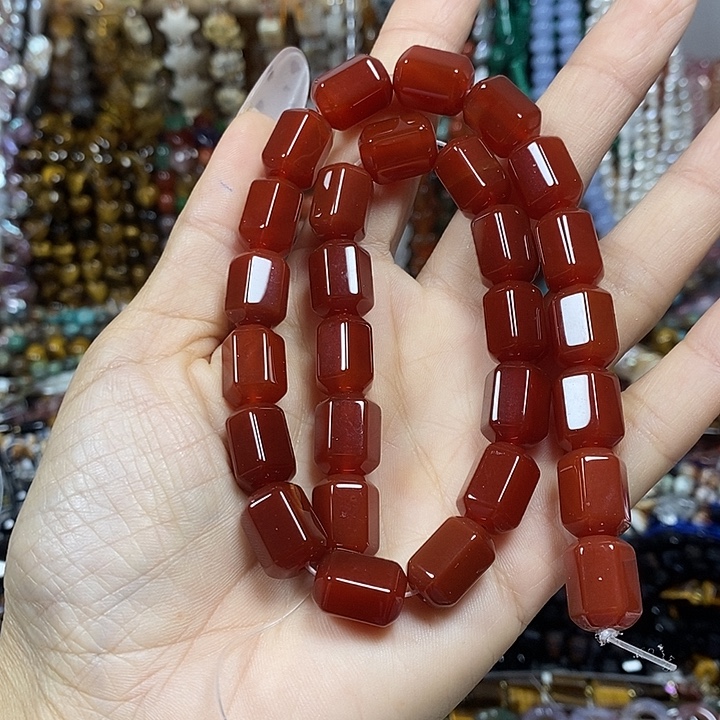 玛瑙/玉髓未镶嵌珠宝半成品玛瑙卡10*14mm