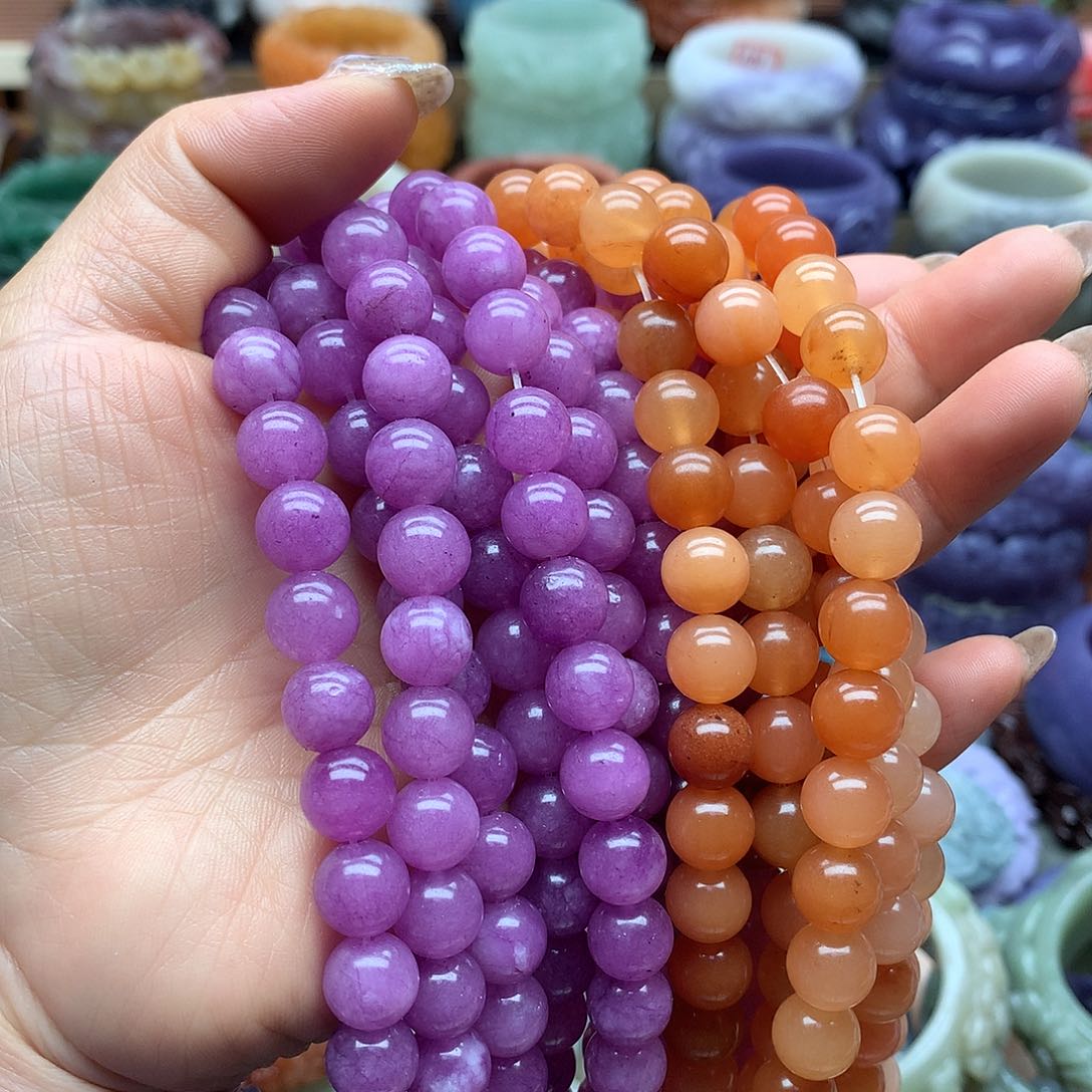 毛衣链未镶嵌石英质玉