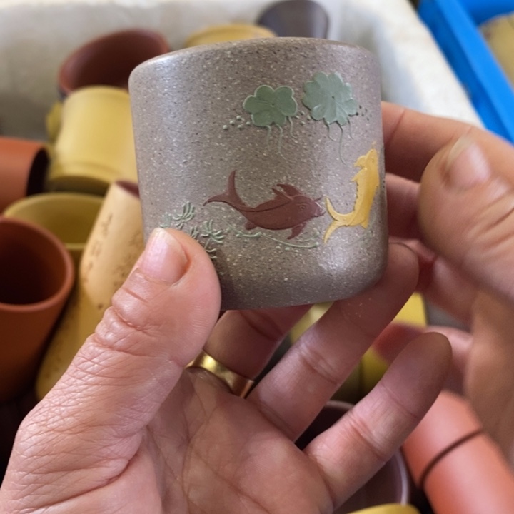 紫砂茶杯紫砂主人杯