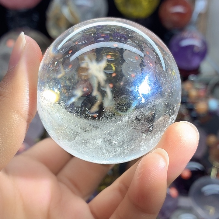 未镶嵌珠宝半成品水晶白水晶57A67