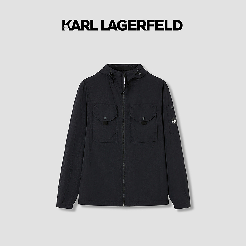 【臻享男装】KARL LAGERFELD卡尔拉格斐春新休闲夹克老佛爷M21O1400