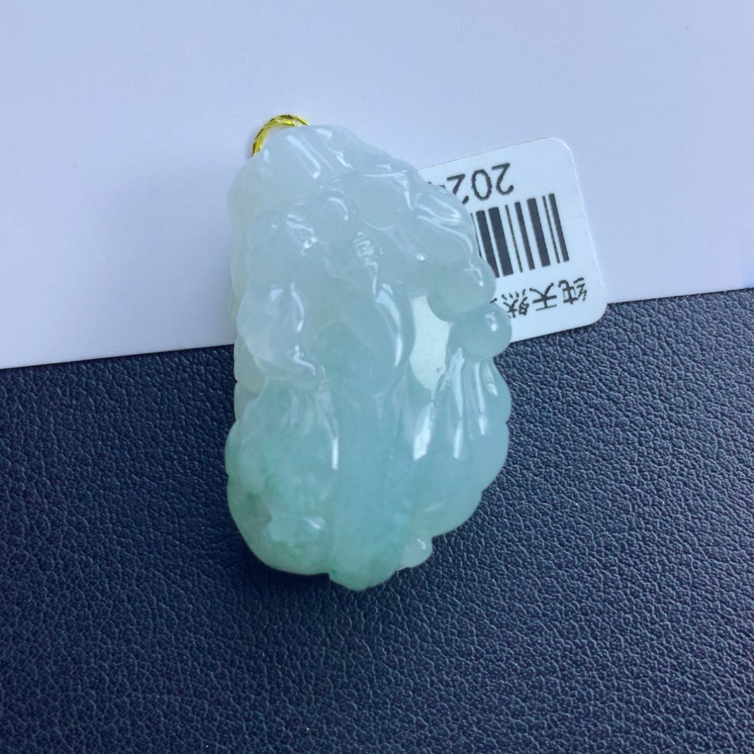 翡翠颈饰未镶嵌貔貅