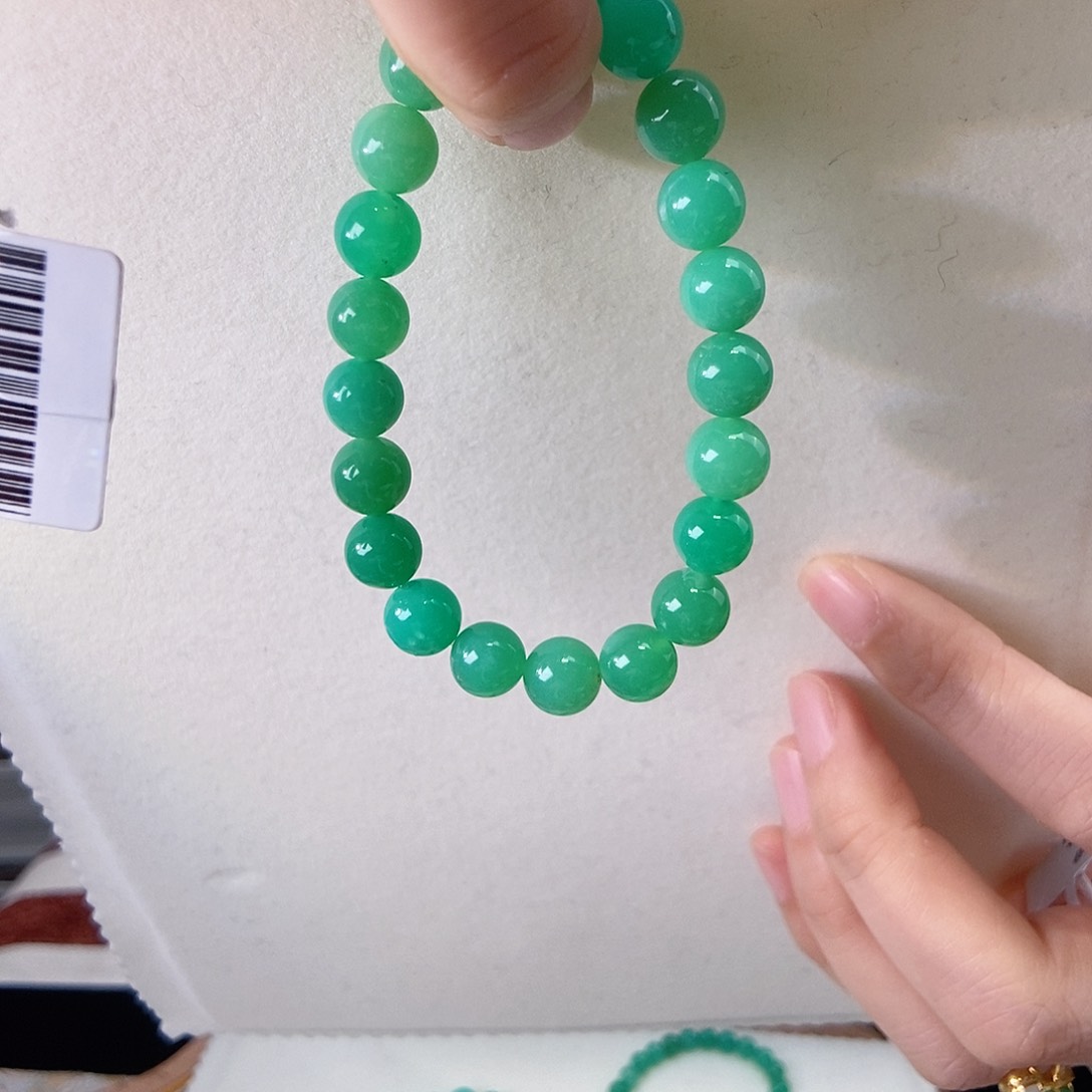 玛瑙/玉髓手链未镶嵌澳玉8-9