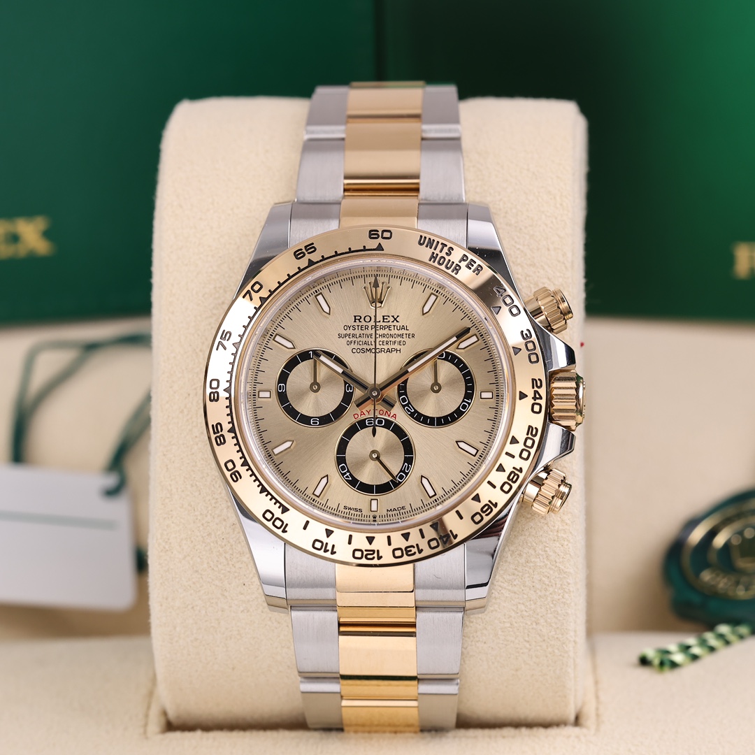 99新 Rolex/劳力士 迪通拿126503-0004 三眼计时 2025年1月保卡