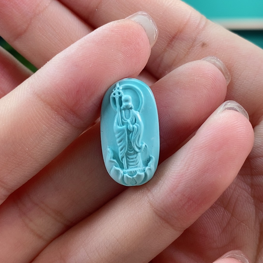 绿松石珠宝奇石未镶嵌