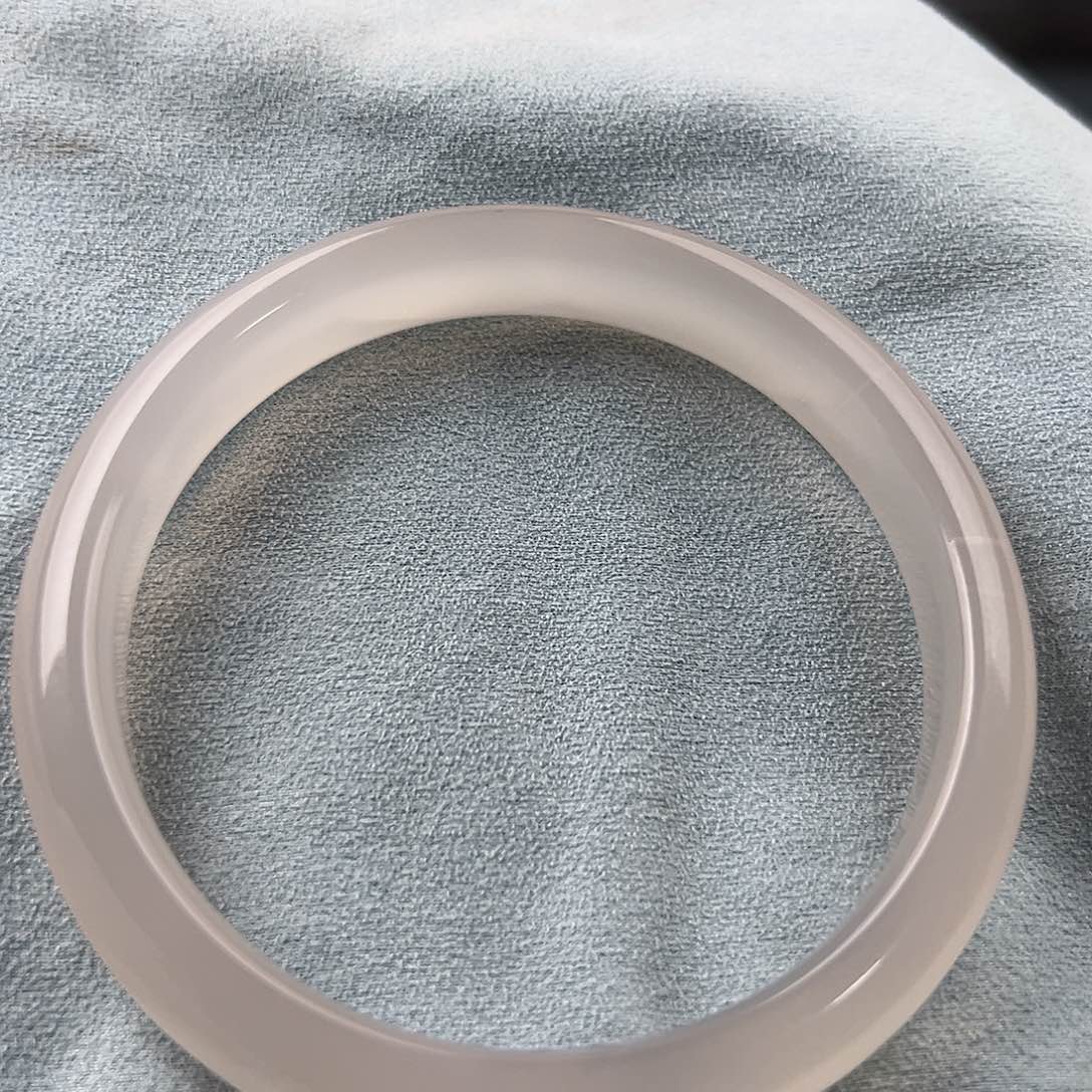 玛瑙/玉髓未镶嵌荔枝冻手镯荔枝冻