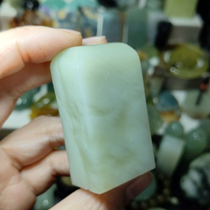 岫玉未镶嵌印章款式