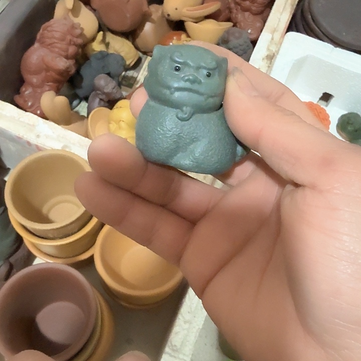 紫砂茶宠雕塑瑕疵茶宠