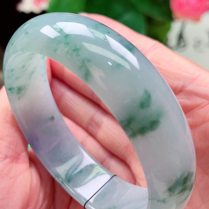 翡翠未镶嵌手镯天然翡翠手镯