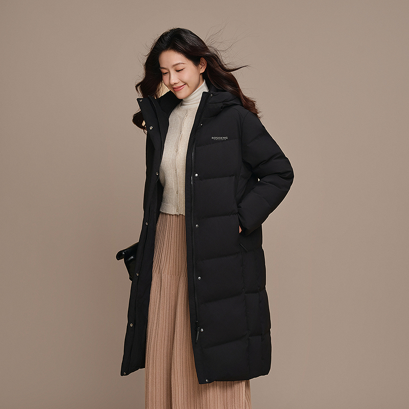 波司登25新款90鸭绒女款休闲长款羽绒服B250245166