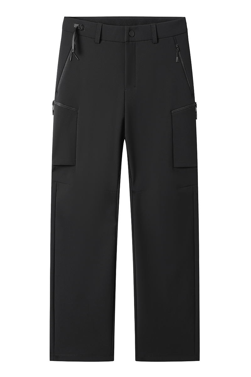 户外男士户外休闲都市通勤加绒防寒保暖简约商务长裤/4028