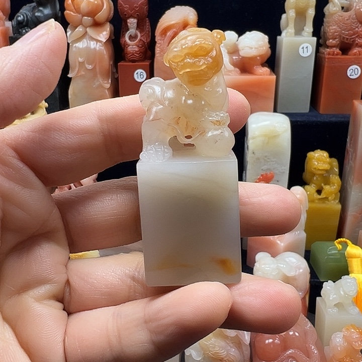 寿山石印石寿山石手工雕刻